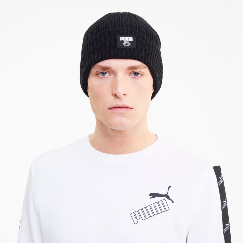 Изображение Puma Шапка Ribbed Classic Beanie #2: Puma Black