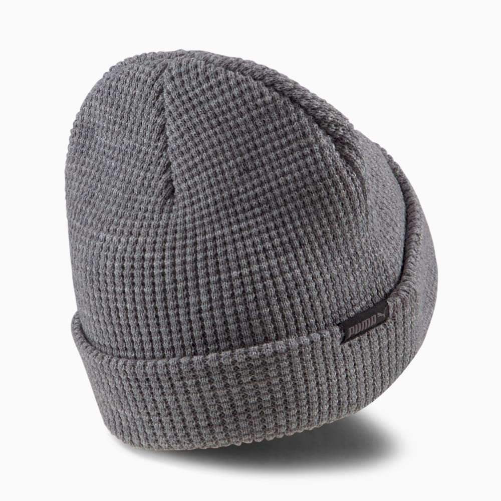 

PUMA - Шапка ARCHIVE Mid Fit Beanie – Medium Gray Heather-black Logo –, Серый