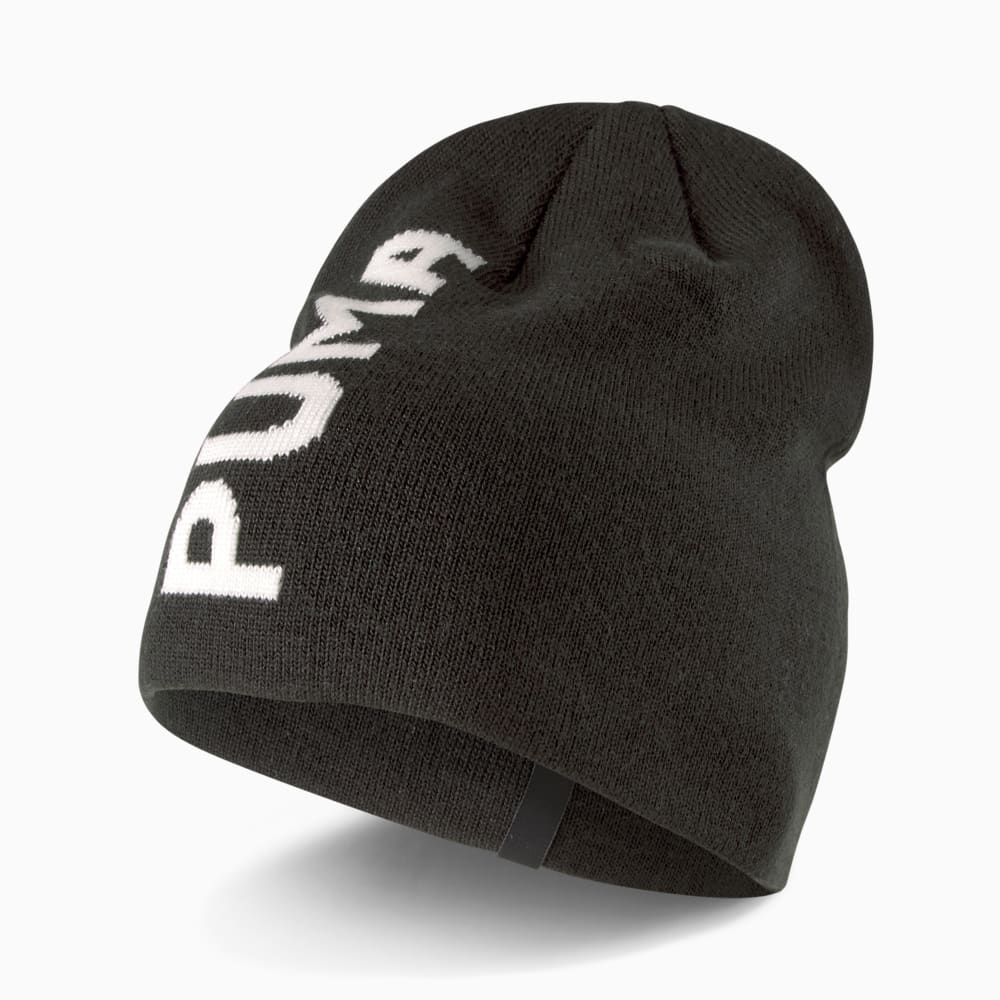 Изображение Puma Шапка Essentials Classic Cuffless Beanie #1: Puma Black-Puma White