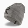 Зображення Puma Шапка Essentials Classic Cuffless Beanie #1: Medium Gray Heather-Puma Black