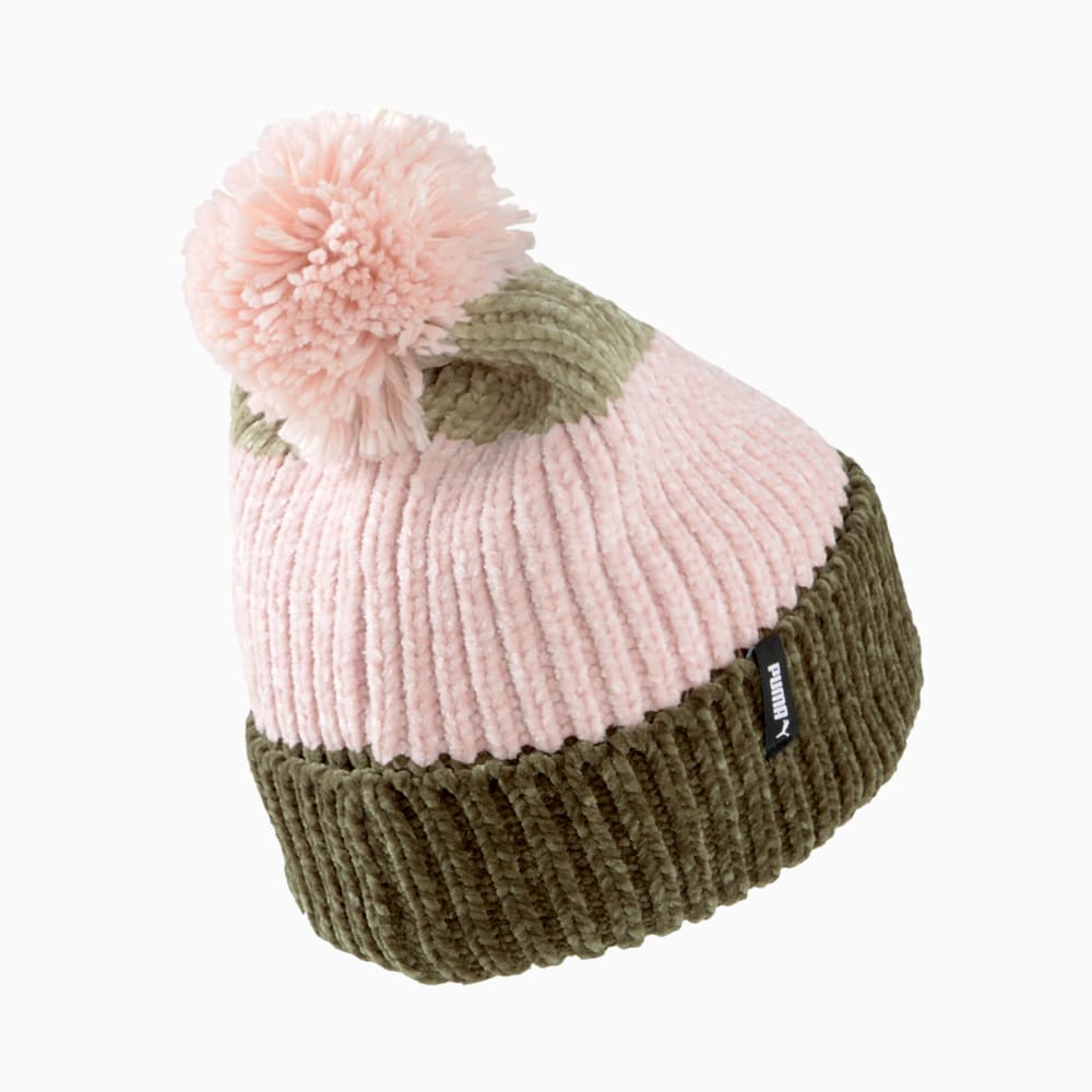 Зображення Puma Шапка Pom Pom Beanie Women's Hat #2: Grape Leaf-Lotus-Spray Green