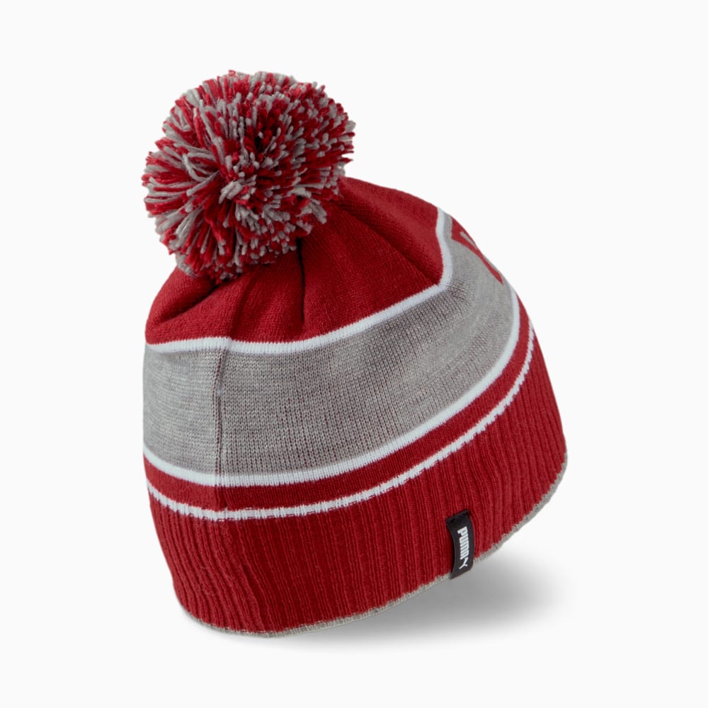 Зображення Puma Шапка Pom Beanie #2: Intense Red-Medium Gray Heather