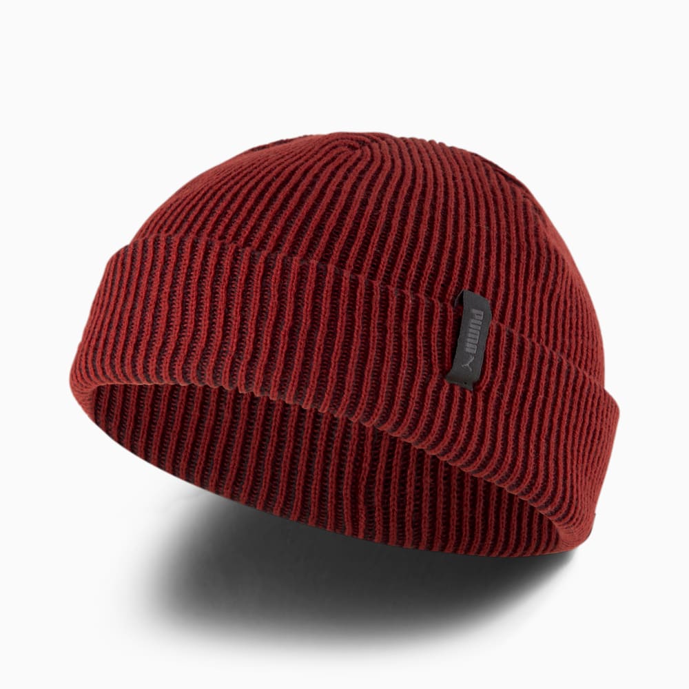 Изображение Puma Шапка Ribbed Fisherman Beanie #1: Intense Red-Puma Black