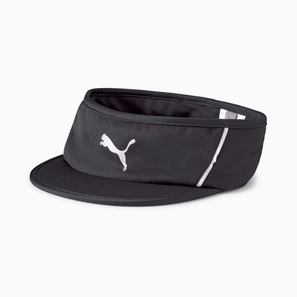 Зображення Puma Пов'язка на голову Visor Running Headband #1: Puma Black