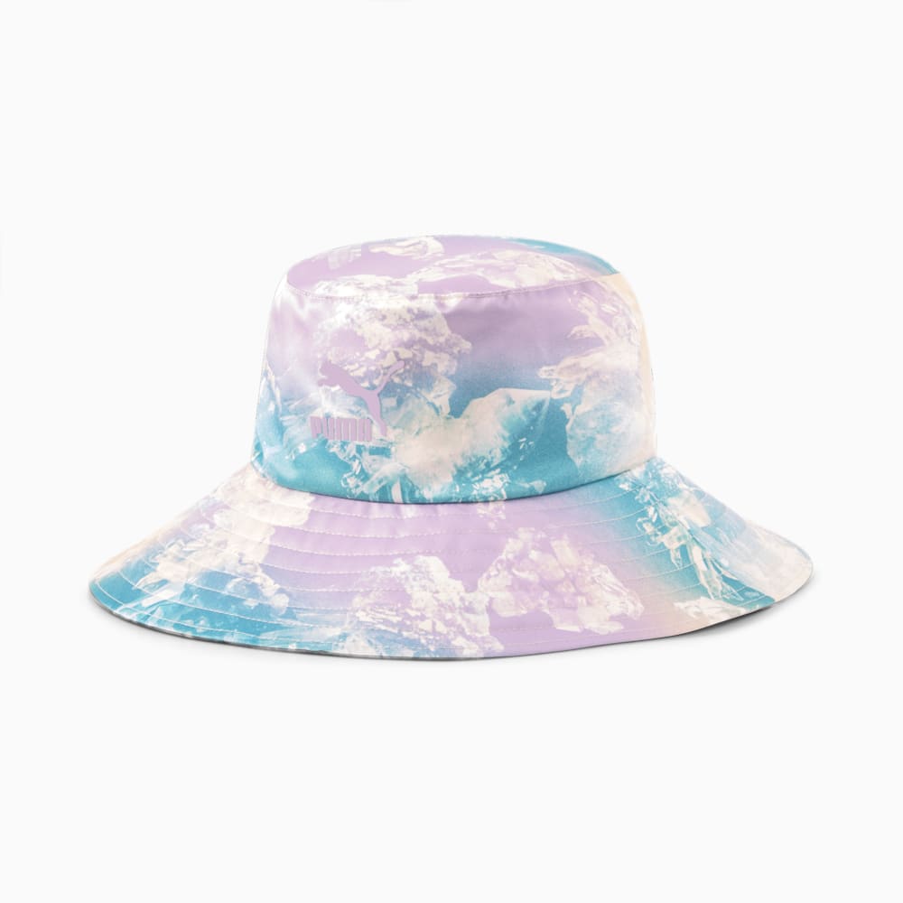 Изображение Puma Панама Women's Bucket Hat #1: Lavender Fog-AOP