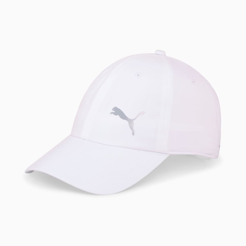 Изображение Puma Кепка Poly Cotton Running Cap #1: Puma White