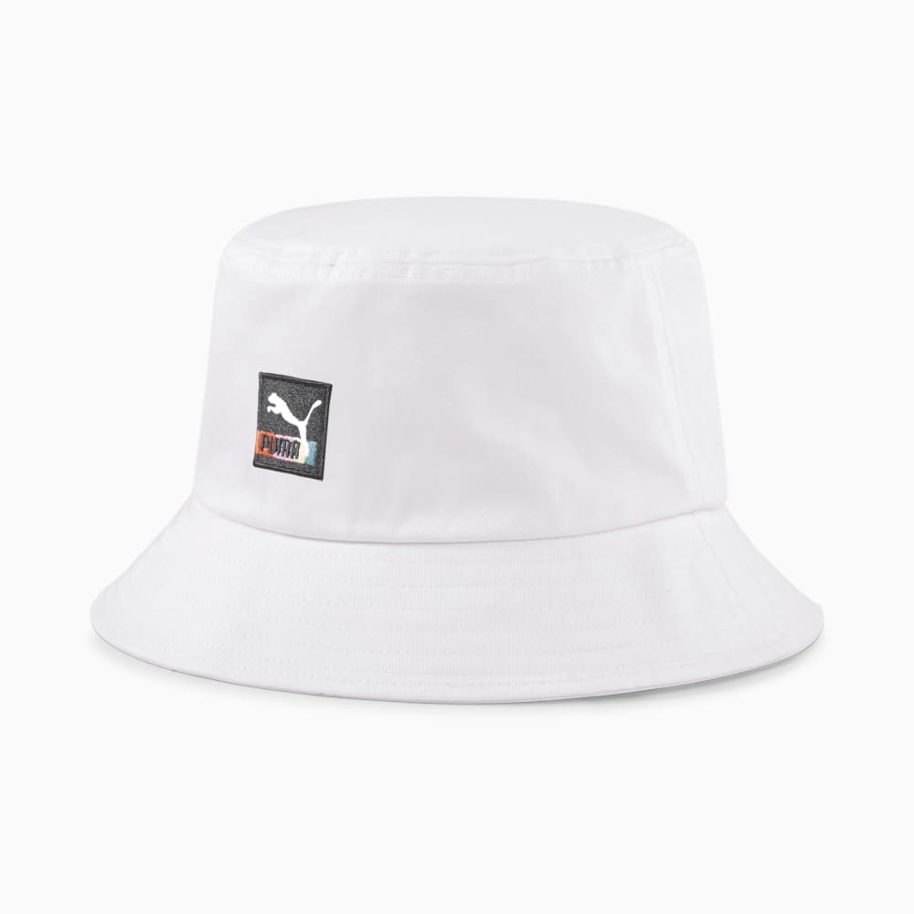 Изображение Puma Панама Bucket Hat #1: Puma White-denim