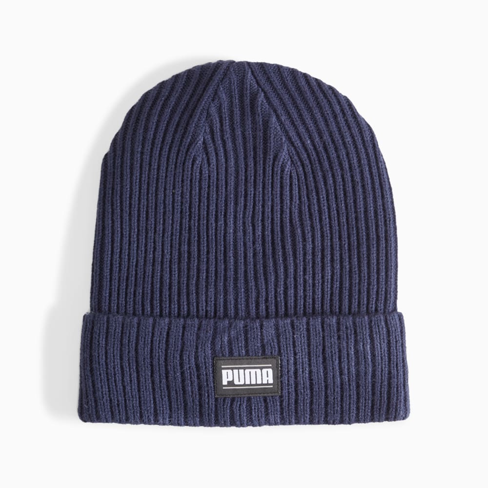Зображення Puma Шапка Classic Cuff Ribbed Beanie #1: PUMA Navy