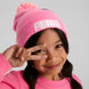 Изображение Puma Детская шапка Small World Pom-Pom Beanie Youth #3: Sunset Pink