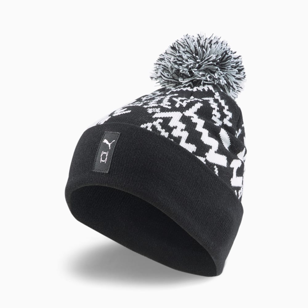 Изображение Puma Шапка Pom-Pom Basketball Beanie #1: Puma Black