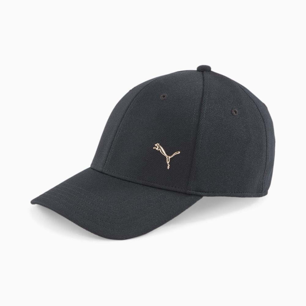 Изображение Puma Кепка Gold Metal Cat Cap #1: Puma Black