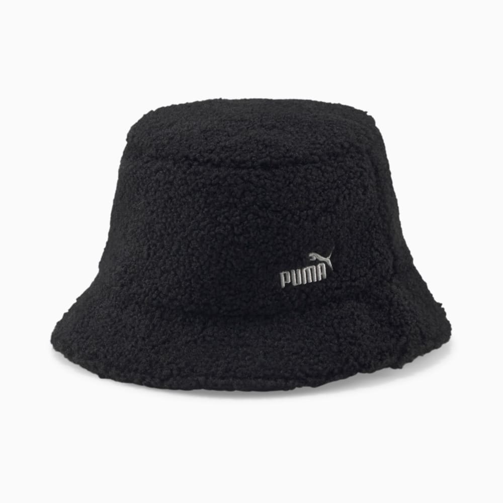 Изображение Puma Панама Winter Bucket Hat #1: Puma Black-sherpa