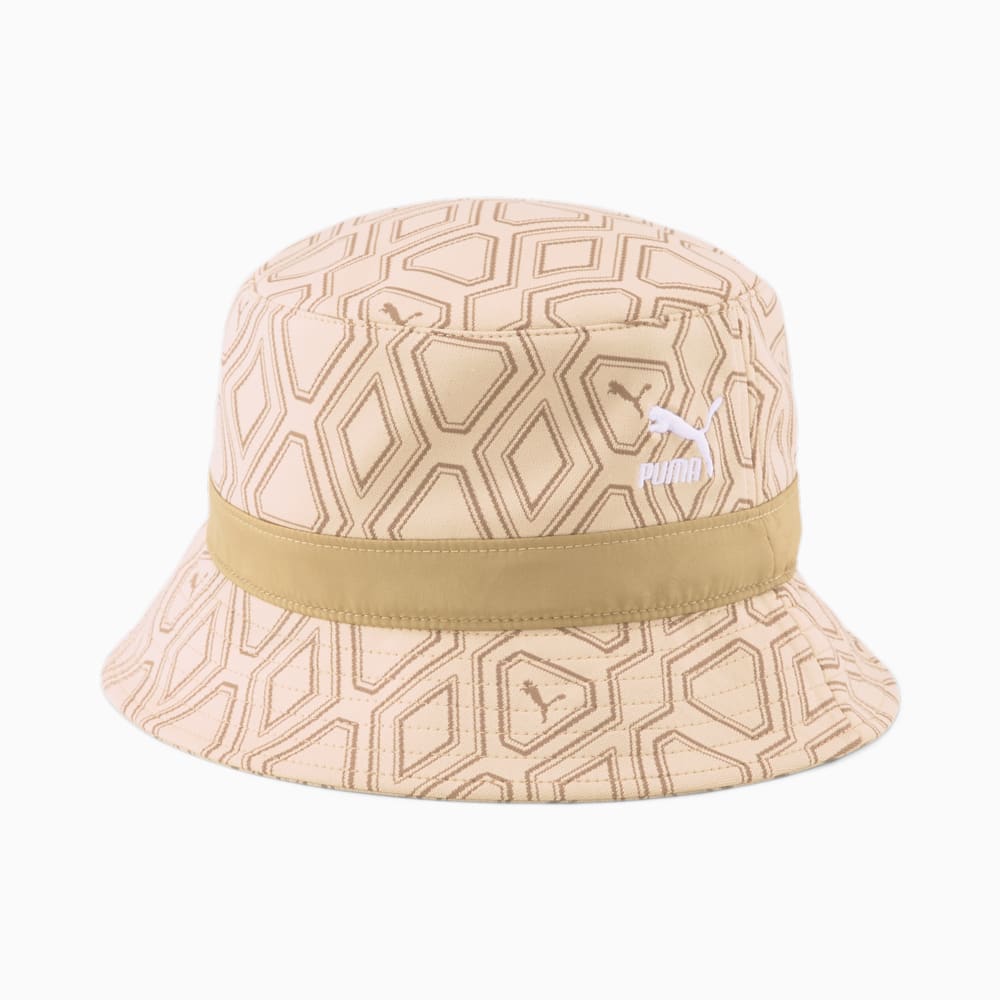 Зображення Puma Панама Luxe Sport Bucket Hat #1: Light Sand-AOP