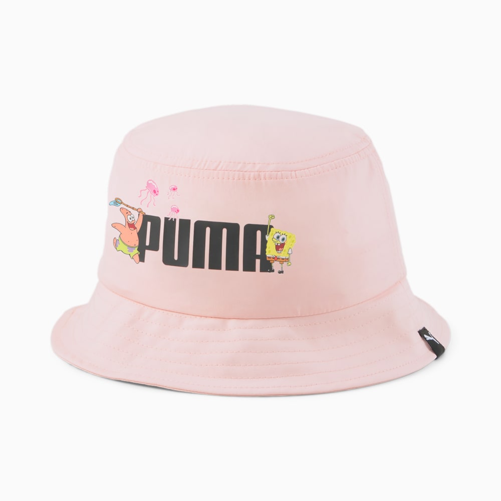 Изображение Puma Детская панама PUMA x SPONGEBOB Bucket Hat #1: rose dust