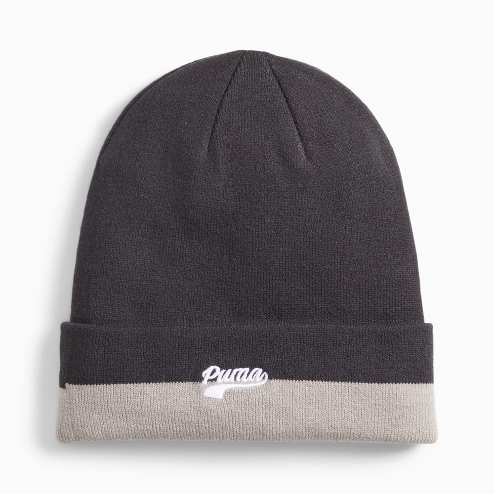 Зображення Puma Шапка PUMA Script Logo Beanie #1: PUMA Black-Concrete Gray
