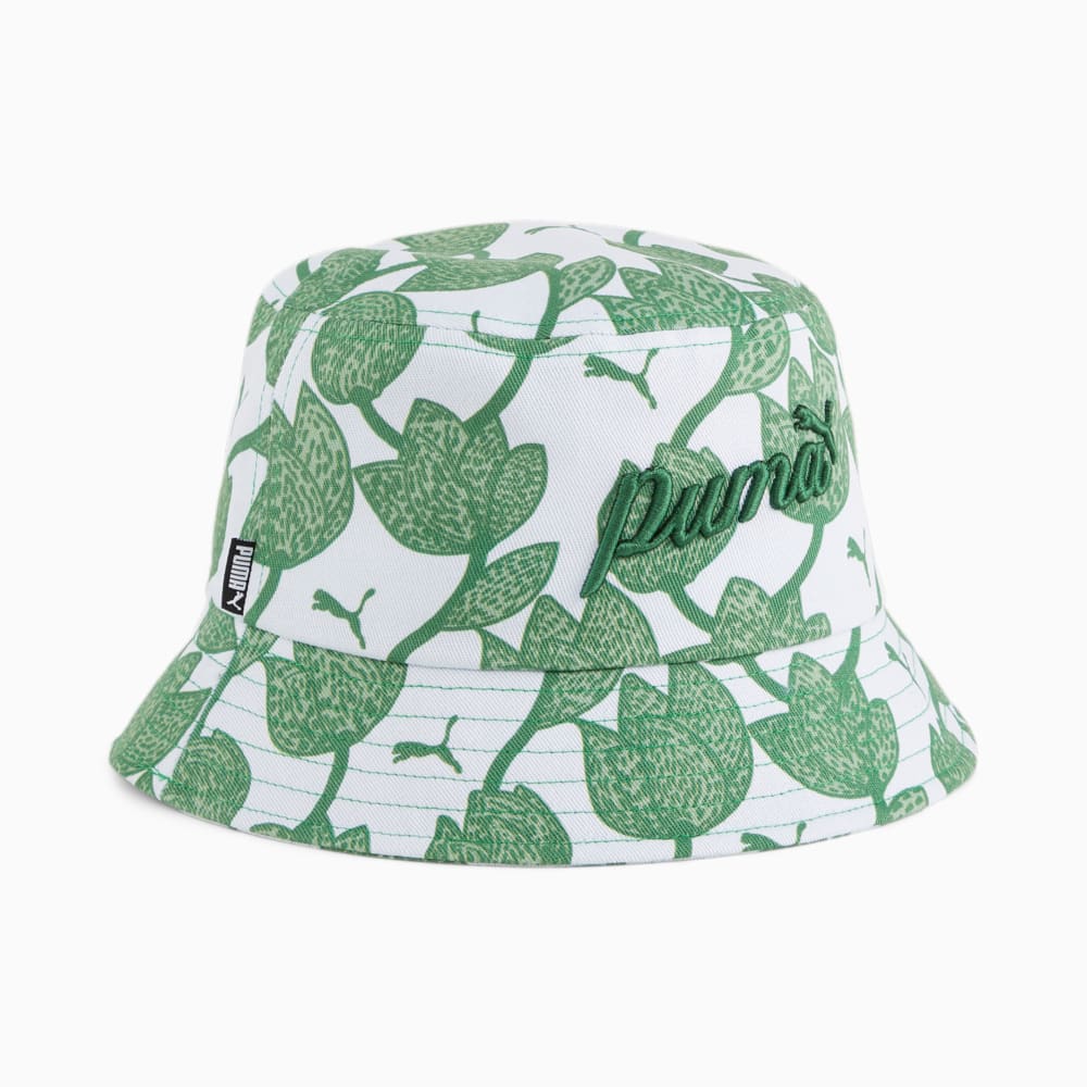 Зображення Puma Панама ESS Elevated Bucket Hat #1: PUMA White-Archive Green-AOP
