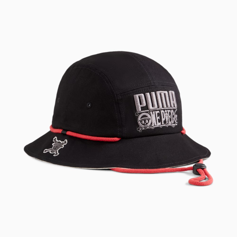 Изображение Puma Панама PUMA x One Piece Bucket Hat Men #1: Puma Black