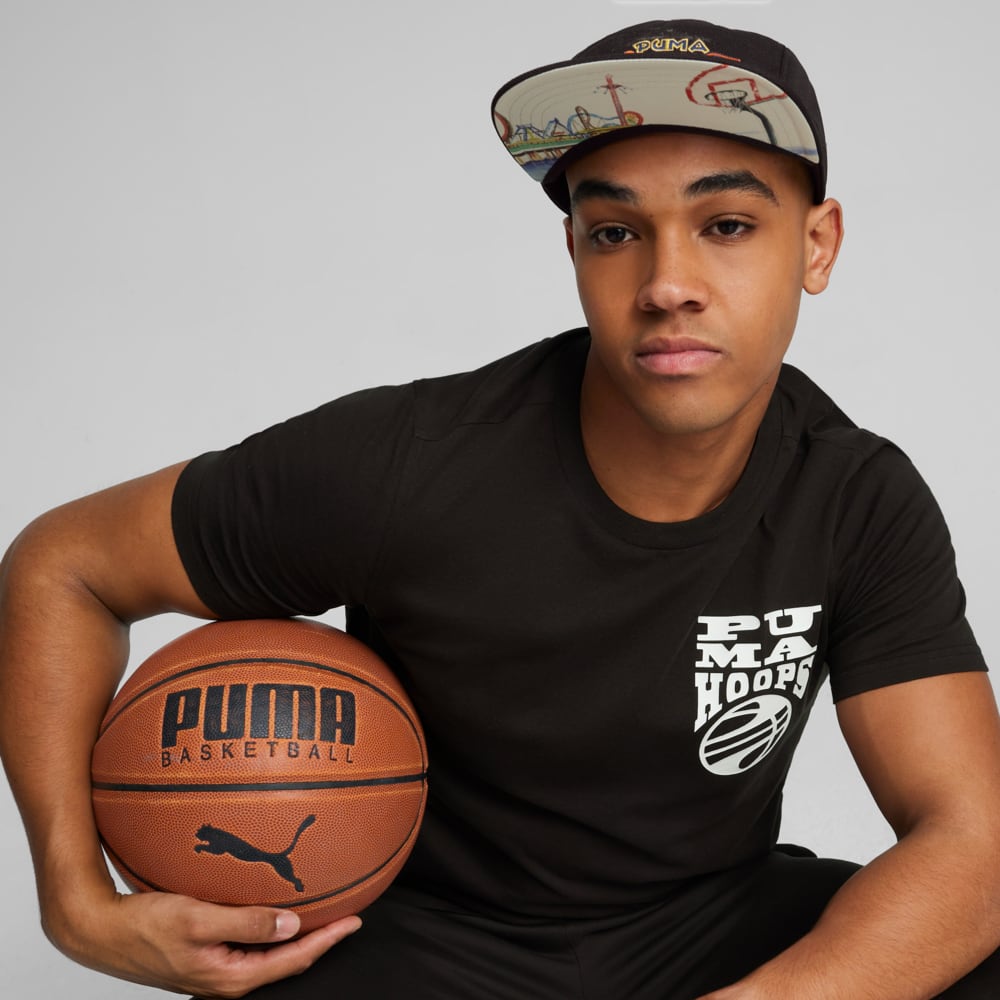 Изображение Puma Кепка 5-Panel Basketball Cap #2: Puma Black