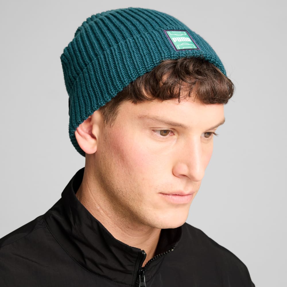 Изображение Puma Шапка-бини Classics Graphic Short Beanie #2: Cold Green