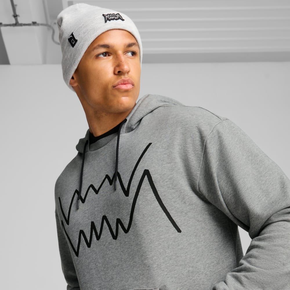 Изображение Puma Шапка Basketball Beanie #2: light gray heather