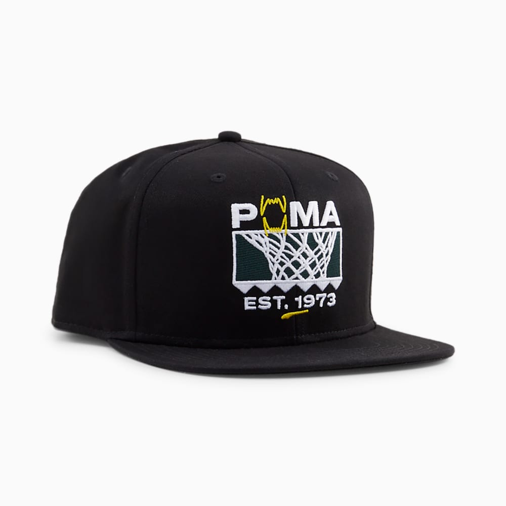 Изображение Puma Кепка Basketball Pro Flatbrim Cap #1: Puma Black