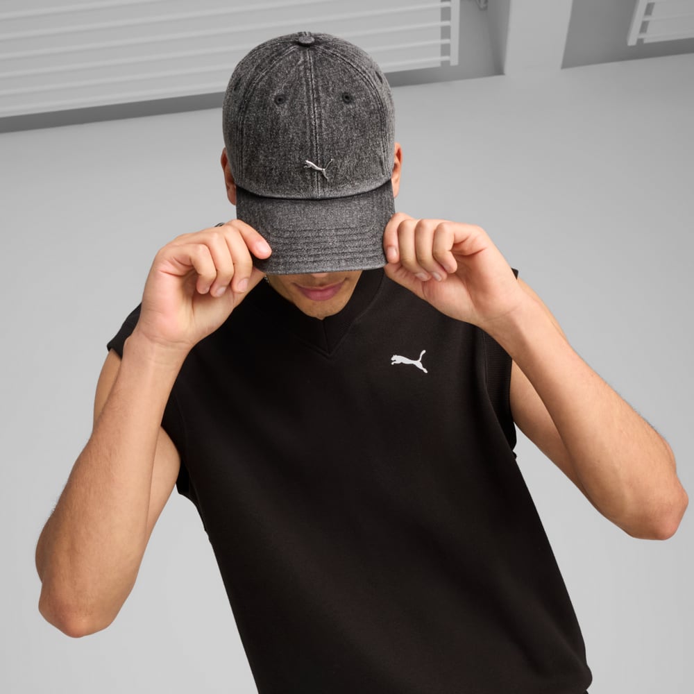 Изображение Puma Кепка WARDROBE ESS Metal Dad Cap #2: Puma Black