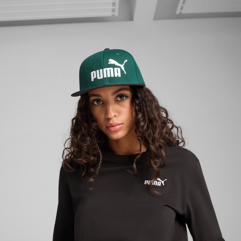 Зображення Puma Кепка ESS No. 1 Logo Flat Brim Cap #2: PUMA Black-Dark Myrtle