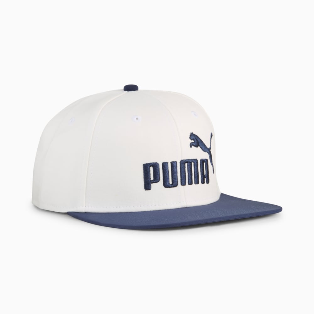 Зображення Puma Кепка ESS No. 1 Logo Flat Brim Cap #1: PUMA Navy-PUMA White