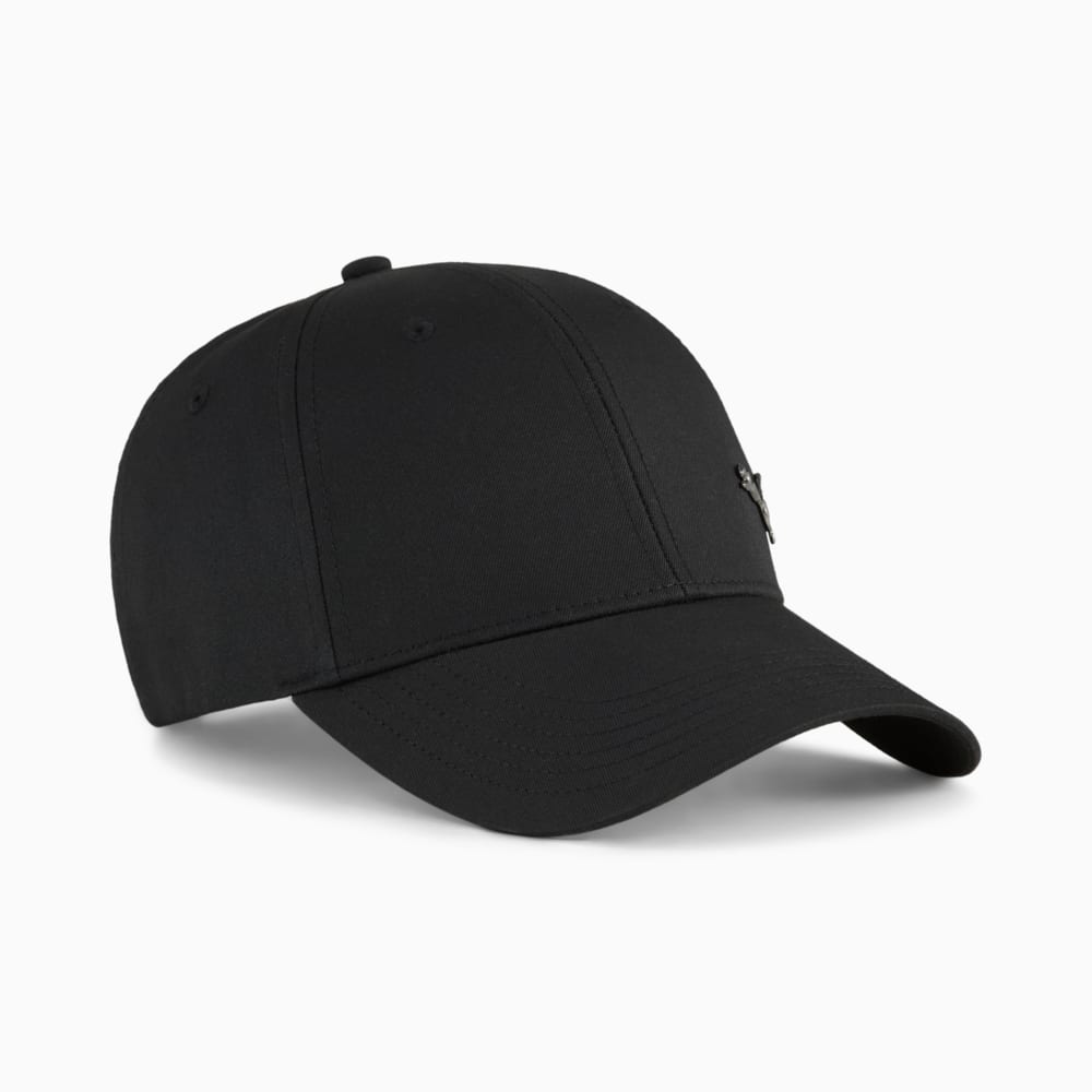 Изображение Puma Детская кепка ESS Metal PUMA Cat Baseball Cap Youth #1: Puma Black