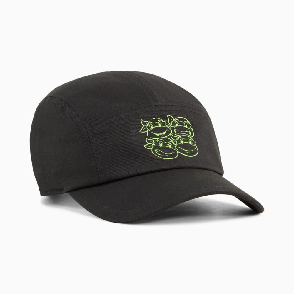 Изображение Puma Детская кепка PUMA HOOPS x TMNT Cap Youth #1: Puma Black