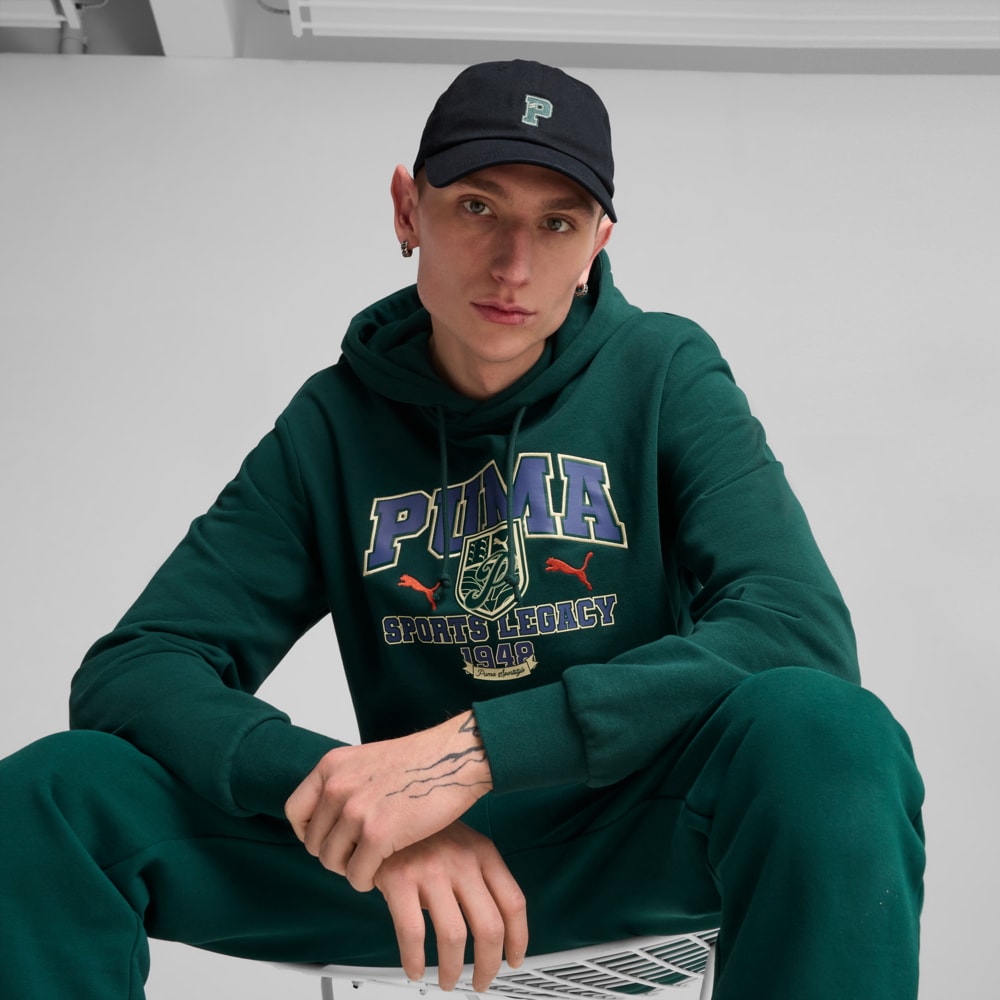 Зображення Puma Кепка WARDROBE Essentials GRAPHIC Dad Cap #2: Puma Black