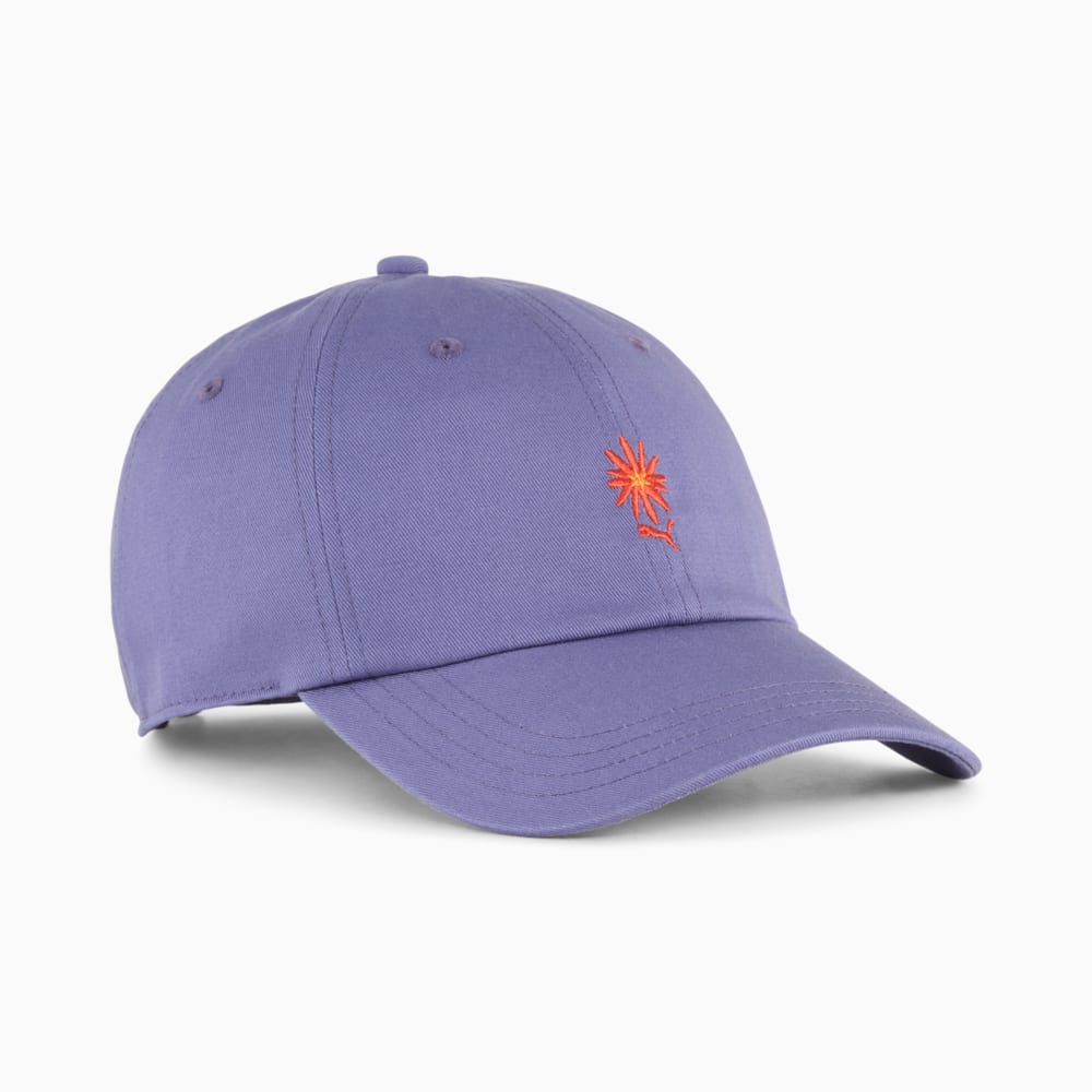 Изображение Puma Кепка WARDROBE Essentials GRAPHIC Dad Cap #1: Blue Crystal