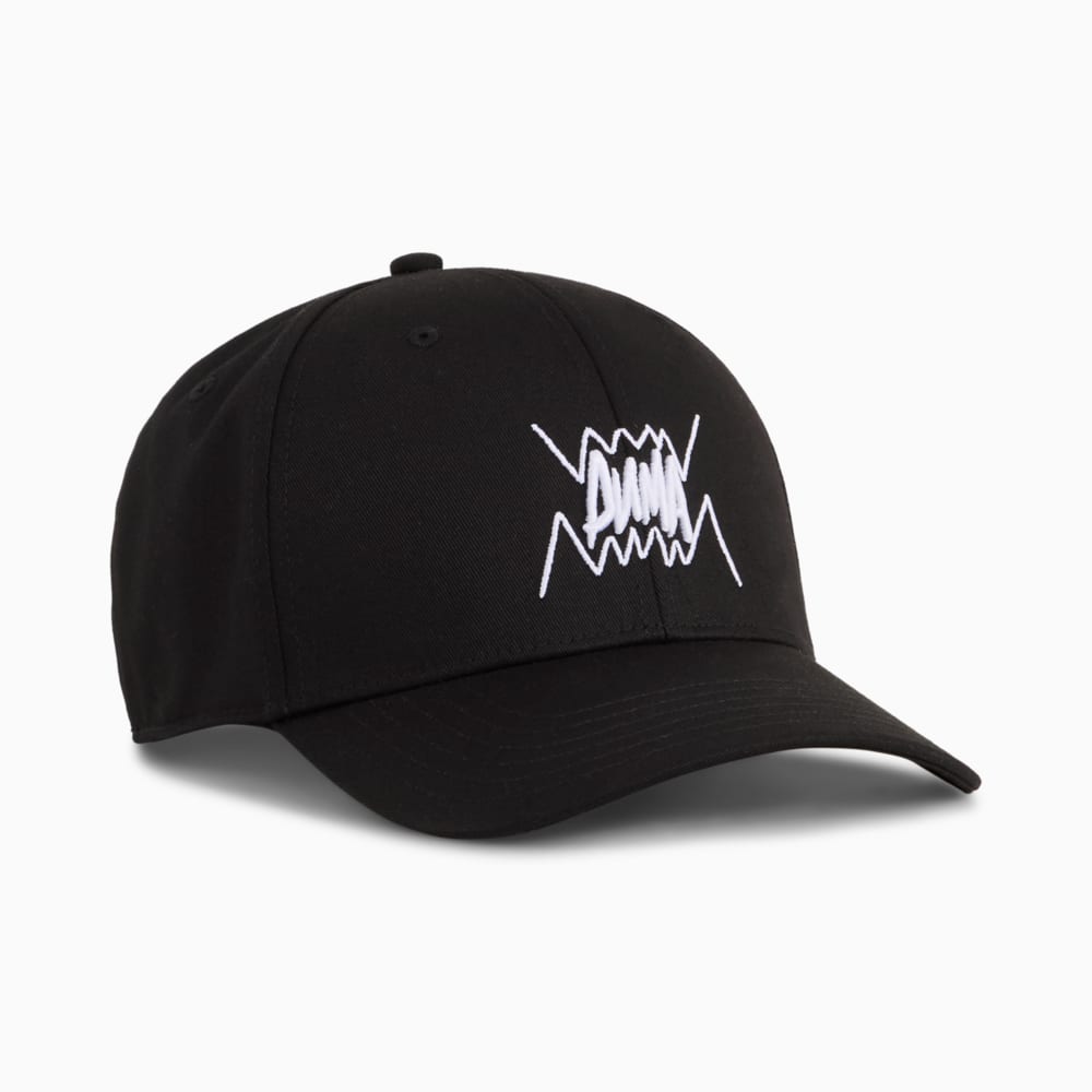 Изображение Puma Кепка Basketball Low Curve Cap Youth #1: Puma Black
