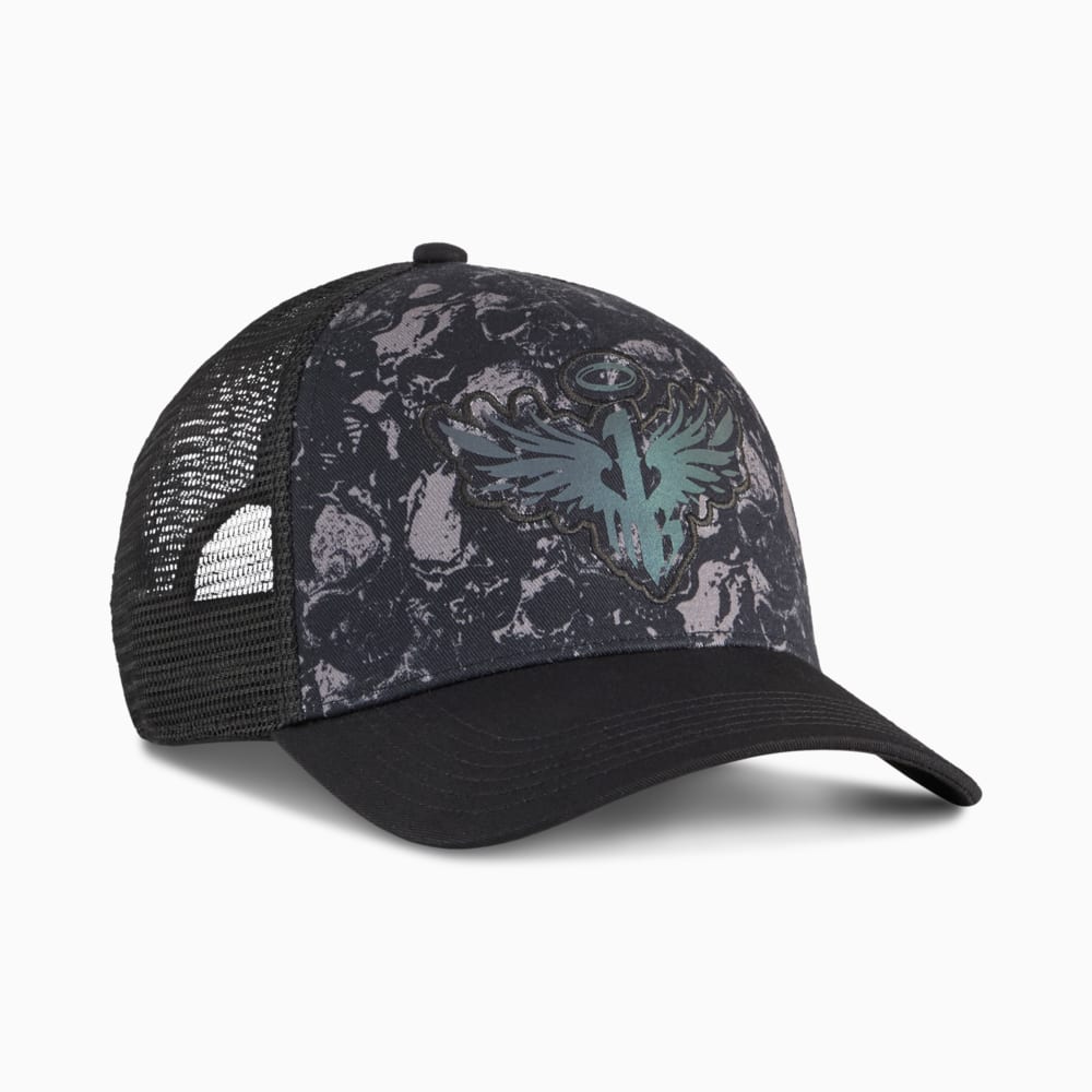 Изображение Puma Кепка LaMelo Trucker Cap #1: puma black-AOP