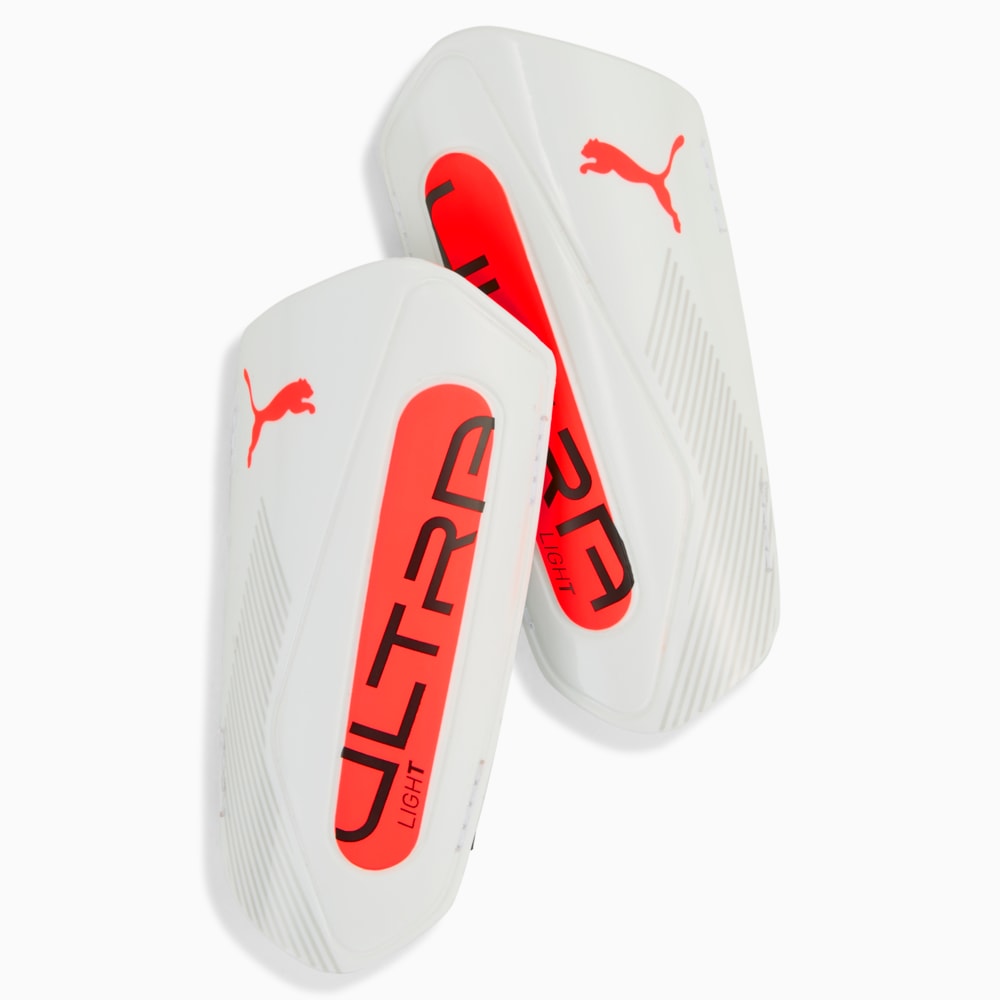 Зображення Puma Футбольні щитки ULTRA Light Football Strap Shinguards #1: PUMA White-Glowing Red