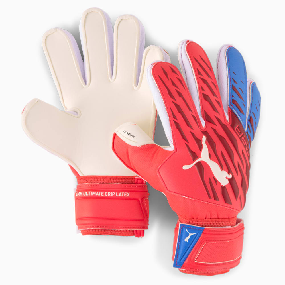 фото Детские вратарские перчатки ultra grip 1 regular cut youth goalkeeper gloves puma