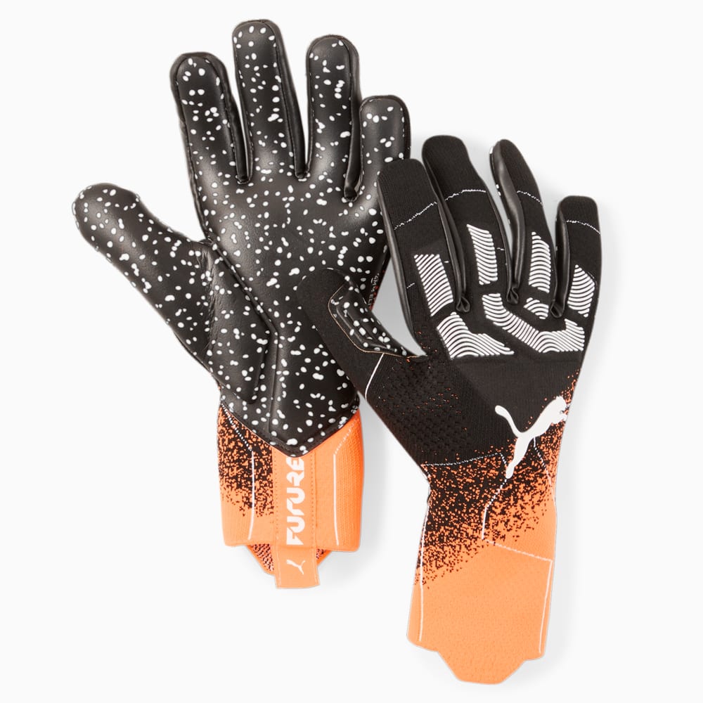 FUTURE ONE Grip 1 NC Football Goalkeeper Gloves 110 Orange Neon Citrus Puma Black Puma 041807 01