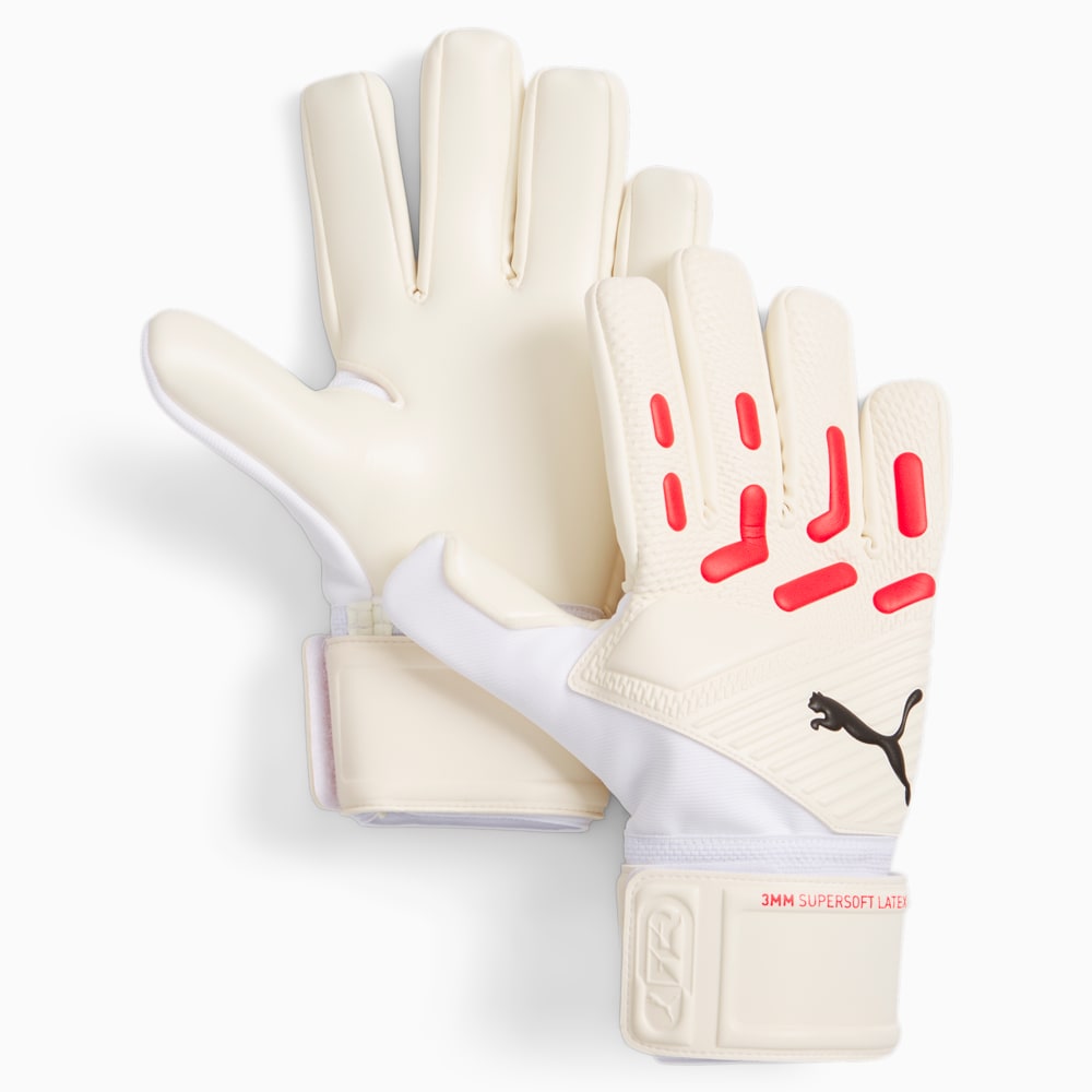 Изображение Puma Вратарские перчатки FUTURE Match Negative Cut Football Goalkeeper Gloves #1: PUMA White-Fire Orchid