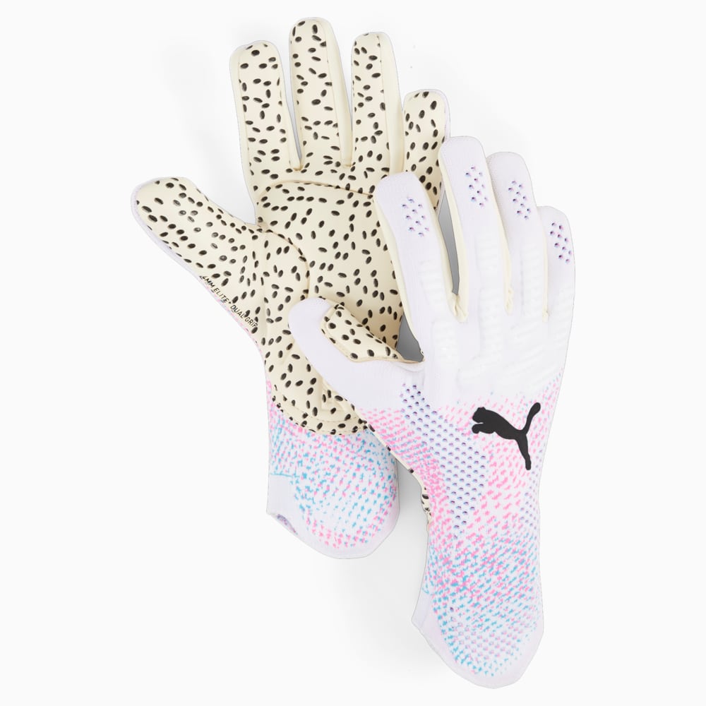 Изображение Puma Вратарские перчатки FUTURE Ultimate NC Goalkeeper Gloves #1: PUMA White-Poison Pink-PUMA Black