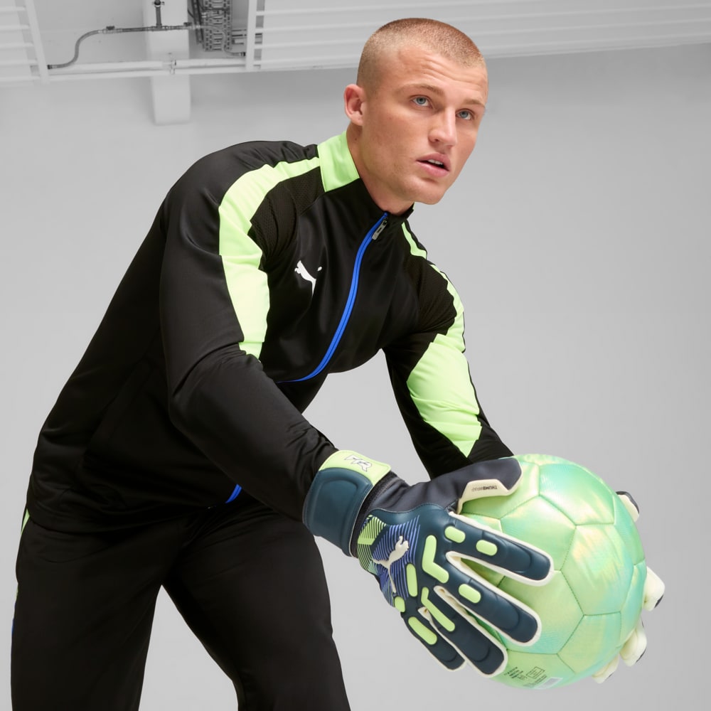 Изображение Puma Вратарские перчатки FUTURE Match Goalkeeper Gloves #2: Gray Skies-Fizzy Apple