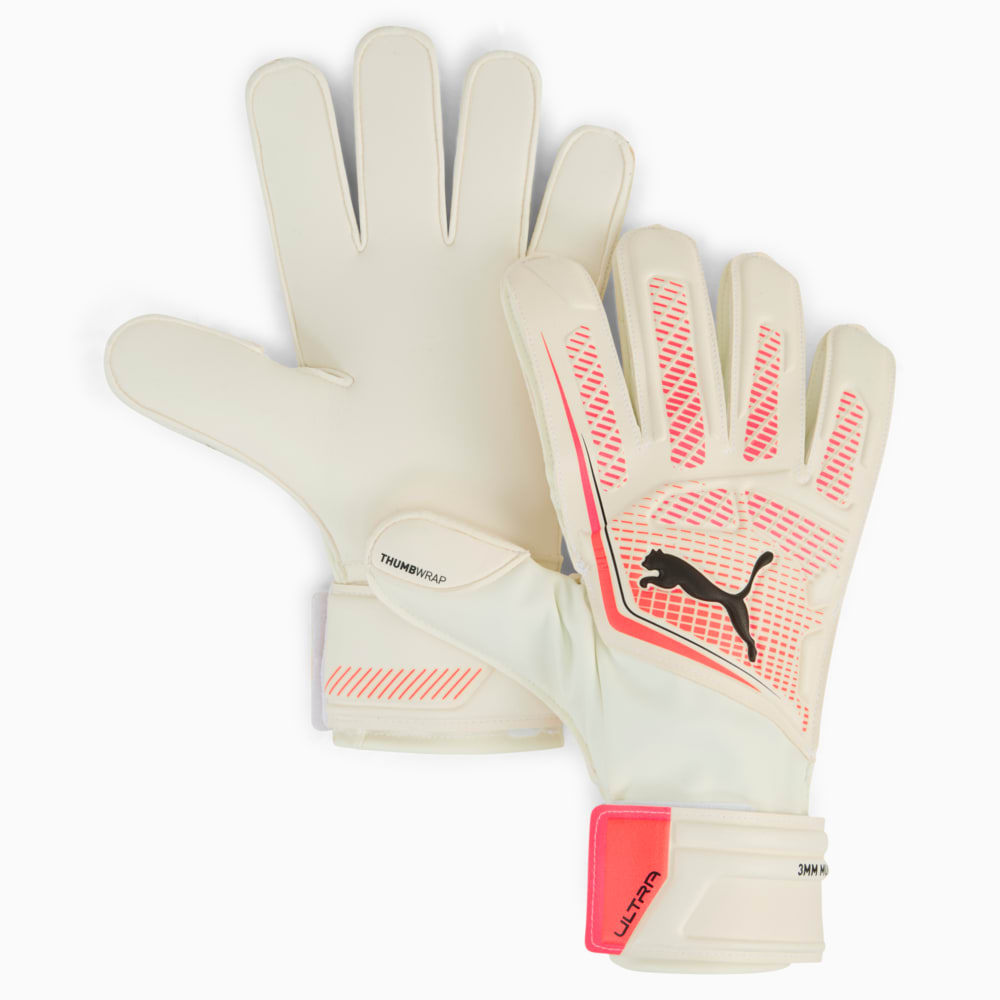 Изображение Puma Вратарские перчатки ULTRA MATCH RC Goalkeeper Gloves #1: PUMA White-Glowing Red-PUMA Black