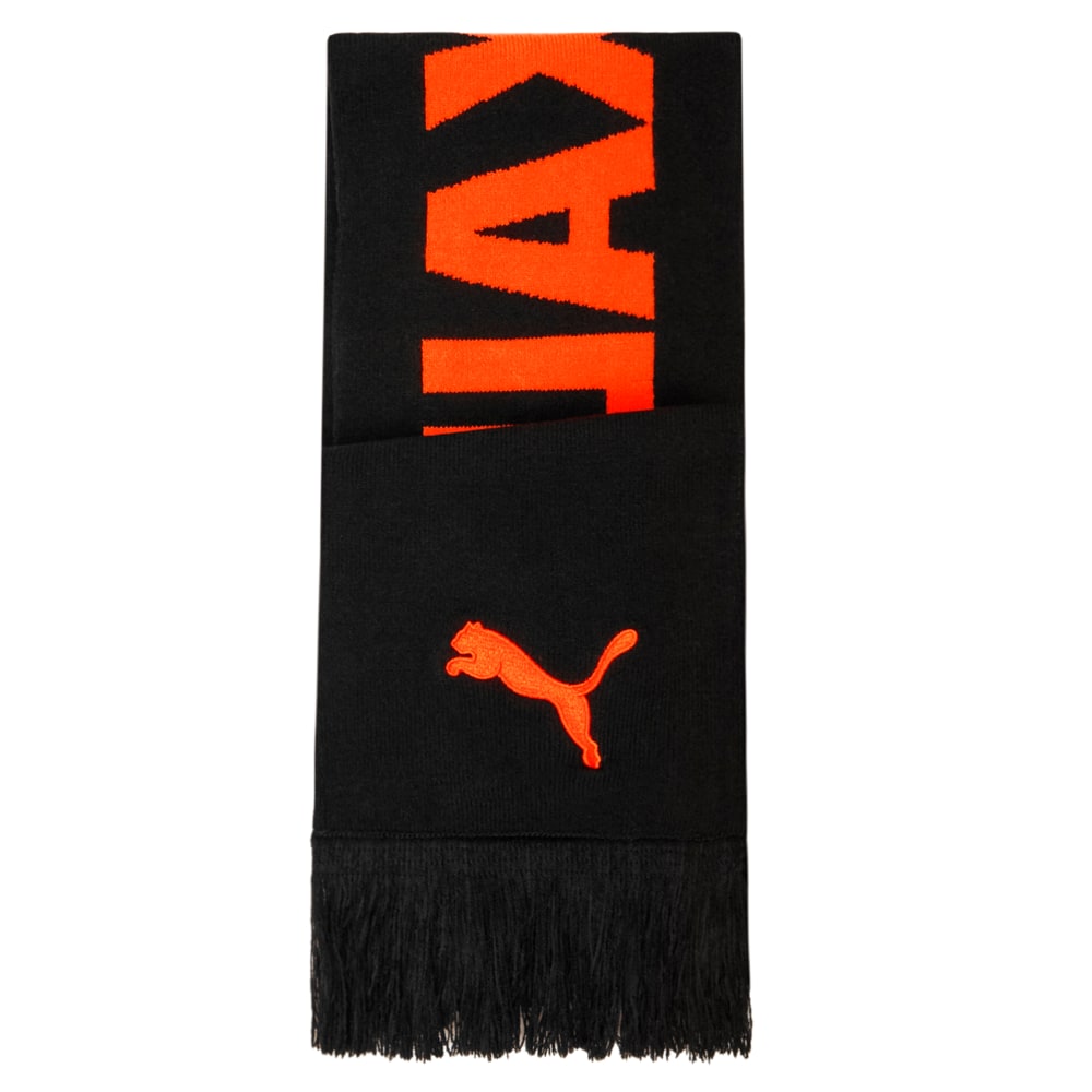 Изображение Puma Шарф FCSD Fan Scarf #1: Puma Black-GOLDEN POPPY