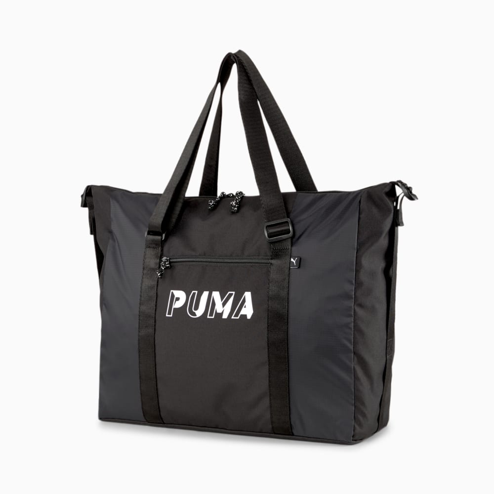 Puma black duffle best sale bag