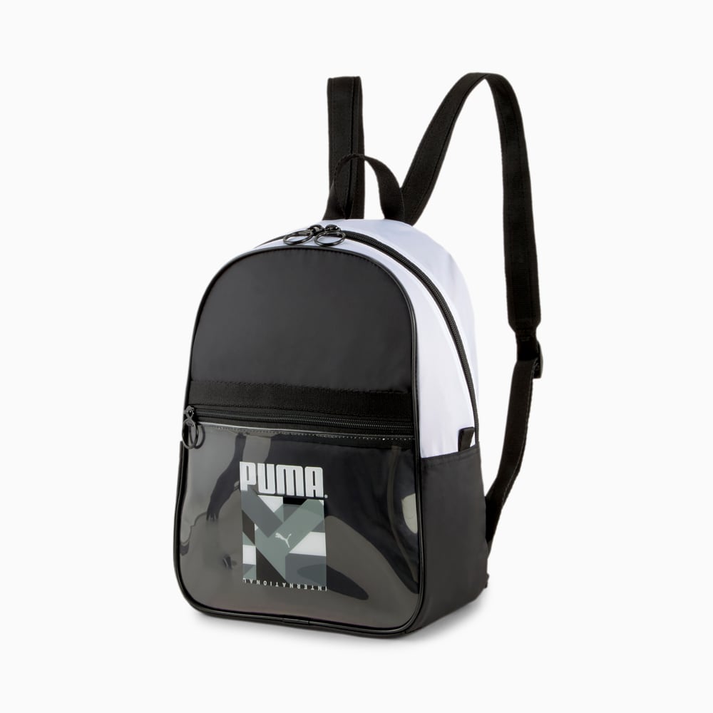 Street Women s Backpack 10 Black Puma Black Puma White Puma 078347 01