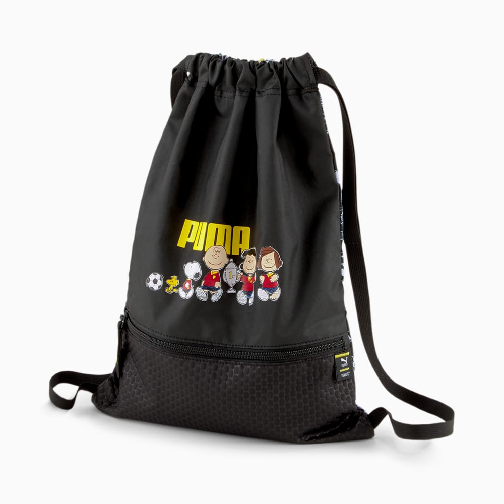 Зображення Puma Дитячий рюкзак PUMA x PEANUTS Youth Gym Sack #1: Puma Black