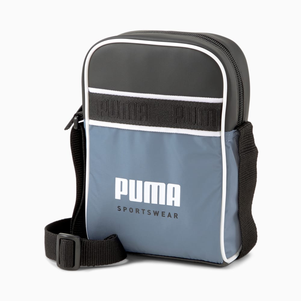 Изображение Puma Сумка Campus Compact Portable Bag #1: China Blue-Puma Black