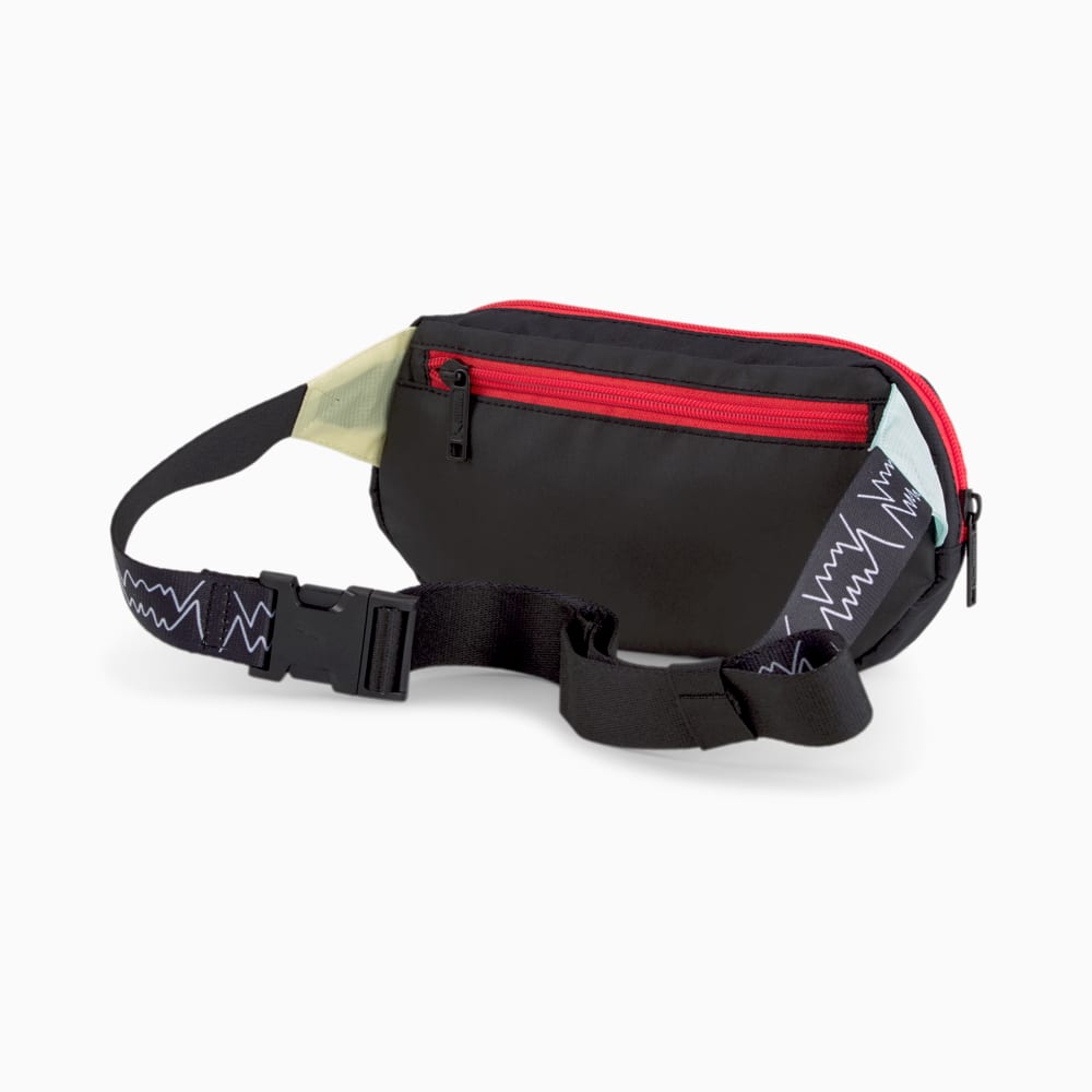 Зображення Puma Сумка на пояс Basketball Waist Bag #2: Puma Black-High Risk Red-Eggshell Blue