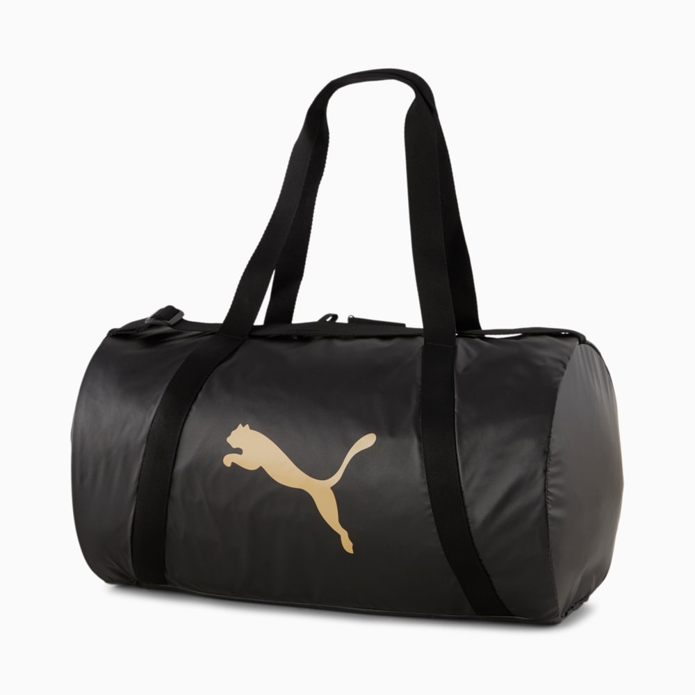 Зображення Puma Сумка Essentials Moto Women's Training Barrel Bag #1: Puma Black-Rose Gold-motopack