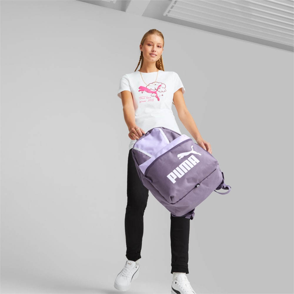 Изображение Puma Рюкзак Phase Blocking Backpack #2: Purple Charcoal-Vivid Violet