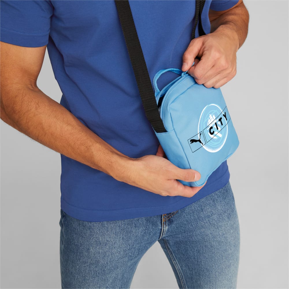 Изображение Puma Сумка Manchester City ftblLEGACY Portable Bag #2: Team Light Blue-PUMA Navy